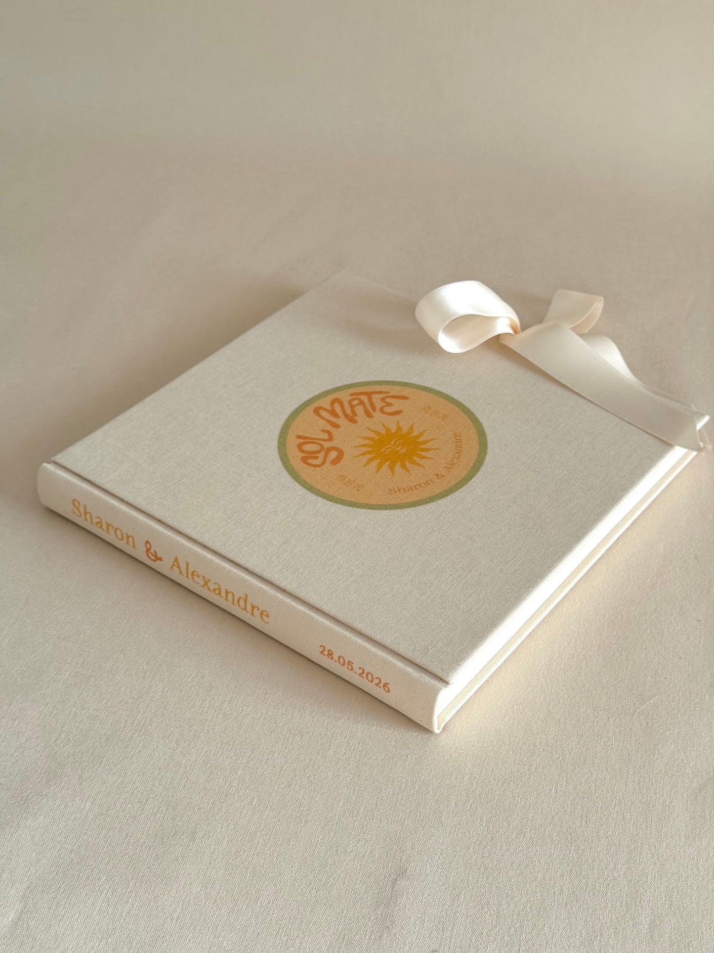 Livre d'or de mariage (avec couverture imprimée)