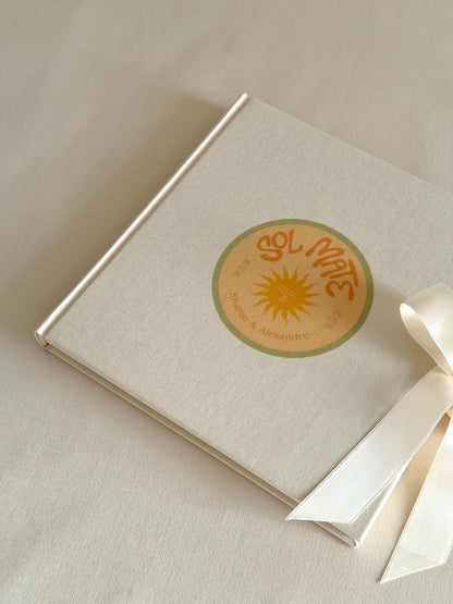 Livre d'or de mariage (avec couverture imprimée)