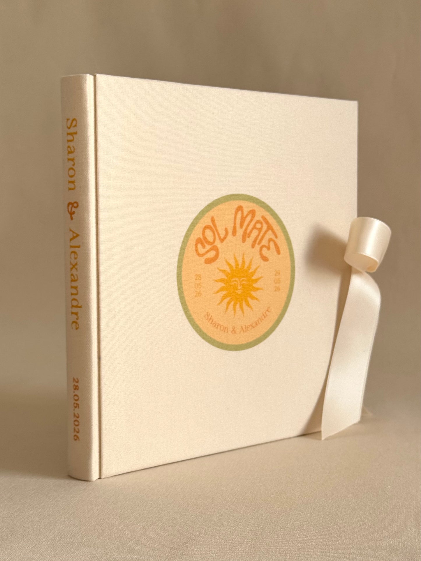 Livre d'or de mariage (avec couverture imprimée)
