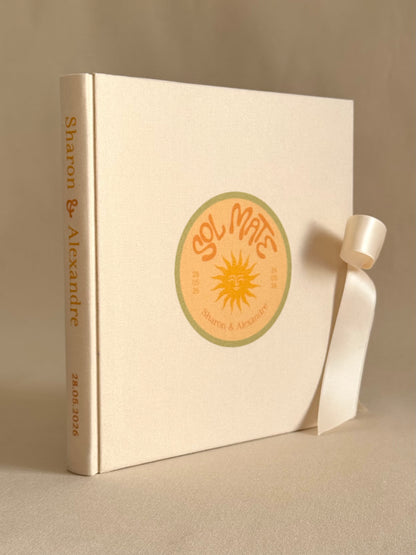 Livre d'or de mariage (avec couverture imprimée)