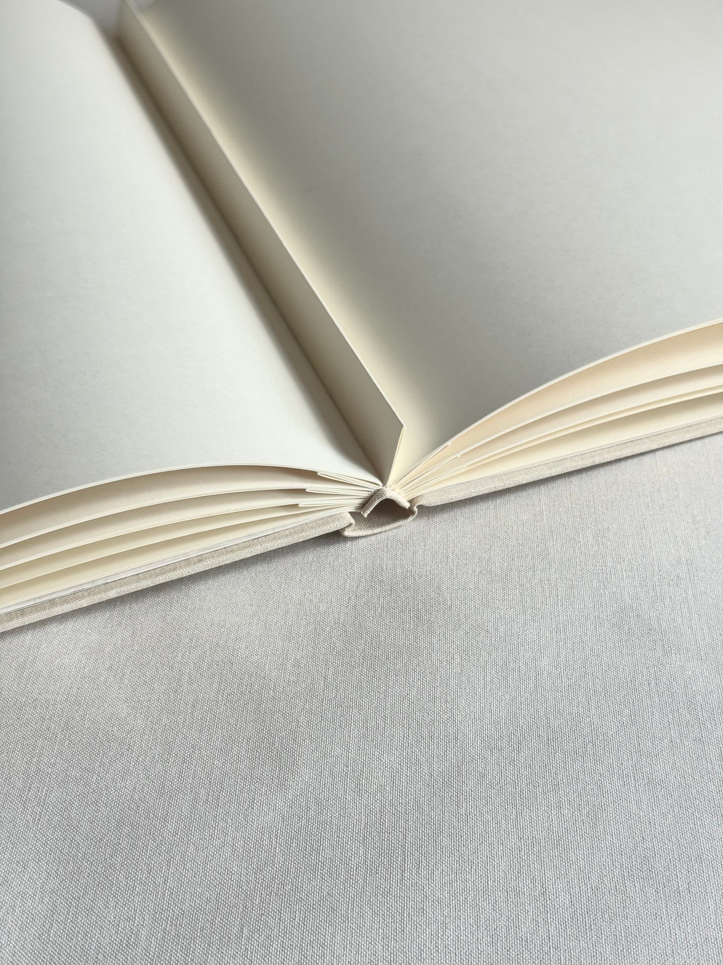 Wedding Guest Book (with embossed or debossed initials)